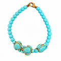 Turquoise Sea Turtle Beaded Bracelet – Handmade Island Style Jewelry