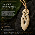 Friendship twist pendant